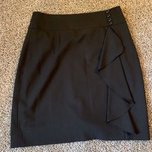 Classiques Entier black skirt w/side ruffle sz. 14